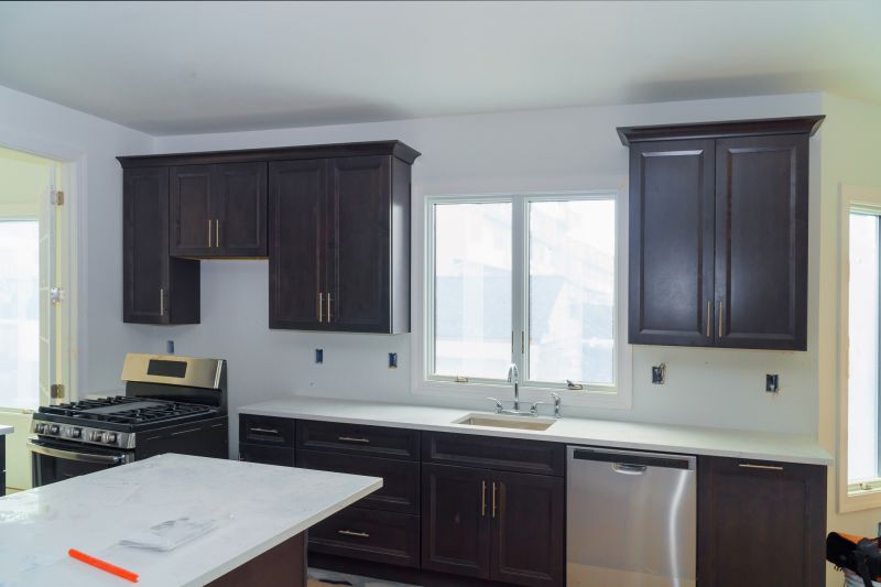 Built In Cabinetry Staining in Lafayette, IN